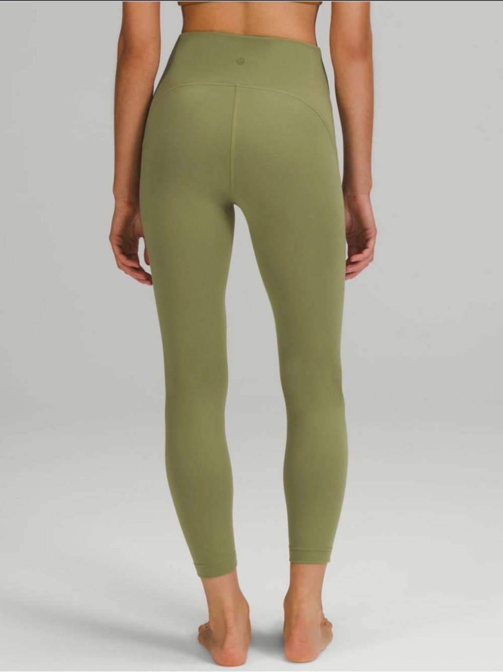 Lululemon InStill High-Rise Bronze Green Leggings Size 14 NWOT - Picture 2 of 7